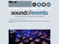 soundofevents.de Webseite Vorschau