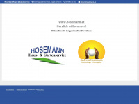 hosemann.at Webseite Vorschau