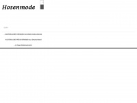 hosenmode.de Webseite Vorschau
