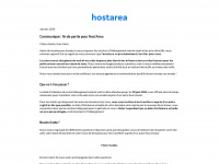 hostarea.ch Webseite Vorschau