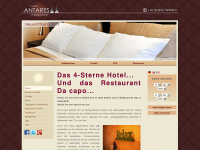 hotel-antares.de Webseite Vorschau