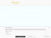 hotel-domus.de Webseite Vorschau