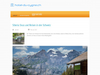 hotel-du-cygne.ch Webseite Vorschau