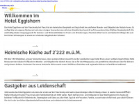 hotel-eggishorn.ch Webseite Vorschau