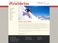 hotel-friedheim.at Webseite Vorschau