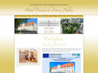 hotel-friedrich-franz-palais.de Webseite Vorschau