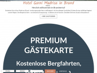 hotel-garni-madrisa.at Webseite Vorschau