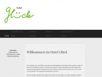 hotel-glueck.de Webseite Vorschau