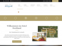 hotel-hochland.at Webseite Vorschau