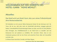Hotel-hohe-muehle.de