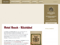 hotel-resch.at Webseite Vorschau