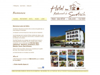 hotel-restaurant-sanetsch.ch Webseite Vorschau