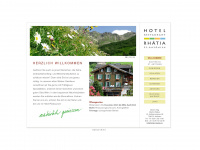 hotel-rhaetia.ch Webseite Vorschau