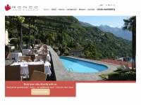 hotel-ronco.ch Webseite Vorschau