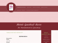 hotel-rose-guenzburg.de Webseite Vorschau