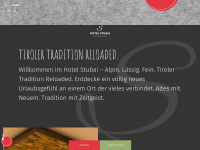 hotel-stubai.at Webseite Vorschau