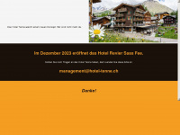 hotel-tenne.ch Webseite Vorschau