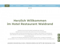 hotel-waldrand.ch Webseite Vorschau