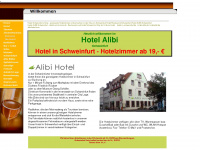 hotelalibi.de Webseite Vorschau