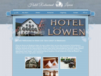 hotelcafeloewen.de Webseite Vorschau