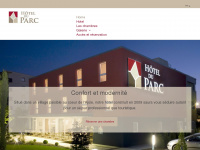 hotelduparc-alle.ch Webseite Vorschau