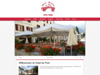 hoteldupont.ch Webseite Vorschau