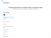 hotelidee.nl Webseite Vorschau