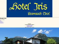 hoteliris.at Webseite Vorschau