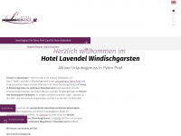 hotellavendel.at Webseite Vorschau