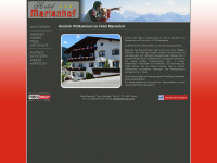 hotelmarienhof.at Webseite Vorschau