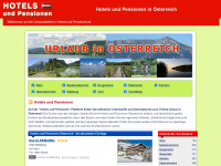 hotels-und-pensionen.at Webseite Vorschau