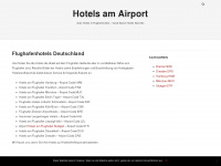 hotelsamairport.de Webseite Vorschau