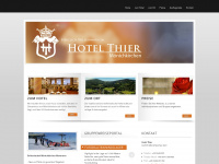 hotelthier.at Webseite Vorschau