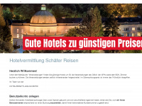 hotelvermittlung-schaefer.de Webseite Vorschau