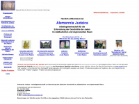 alemannia-judaica.de Webseite Vorschau