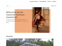 sacharow.de Webseite Vorschau