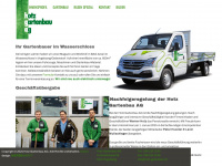 hotz-gartenbau.ch Webseite Vorschau