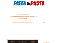 pizza-pasta.com Webseite Vorschau