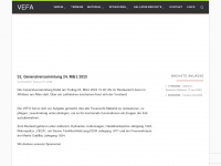 vefa.ch Webseite Vorschau