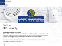 hp-security.at Webseite Vorschau