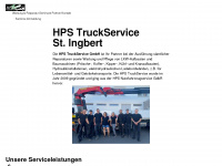 hps-truckservice.de Webseite Vorschau