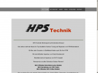 hpstechnik.ch Webseite Vorschau