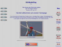hq-modellflug.de Webseite Vorschau