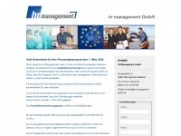 hr-management-gmbh.de Webseite Vorschau