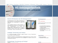 hs-anhaengertechnik.de Webseite Vorschau