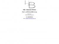 hsb-alexander-winkler.de Webseite Vorschau