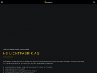 hslichtfabrik.ch Webseite Vorschau