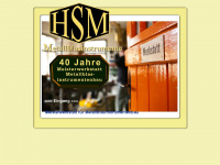 hsm-brass.de Webseite Vorschau