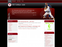 hsvcottbus-judo.de Webseite Vorschau