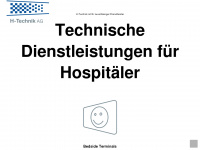 htechnik.ch Webseite Vorschau